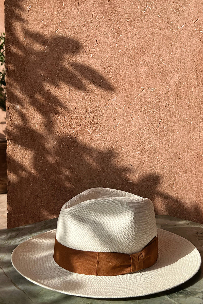 Panama Hat Tan Band